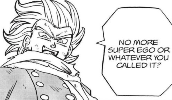 Has Vegeta abandoned Ultra Ego already?